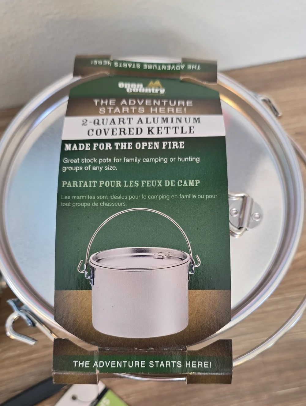 Open Country Camping Cook Set (Kettle & Pot) W/REI Spatula